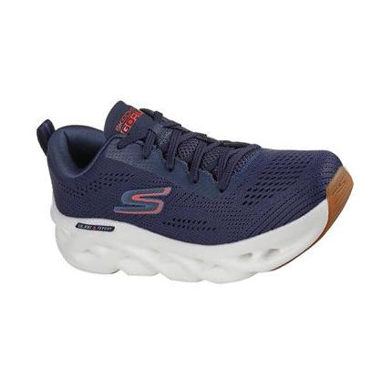 Zapatillas Running Skechers GO RUN Swirl Tech Hombre Azul Marino Rojas | 6AT50_AR