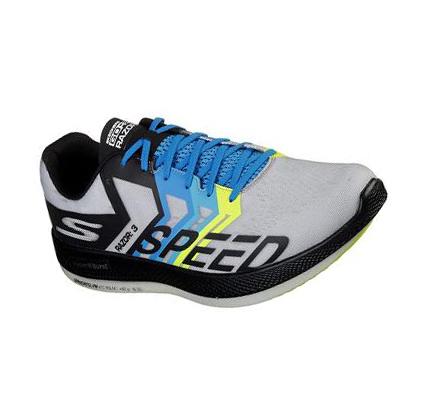 Zapatillas Running Skechers GOrun Razor 3 Hyper Hombre Gris Multicolor | 36253_AR