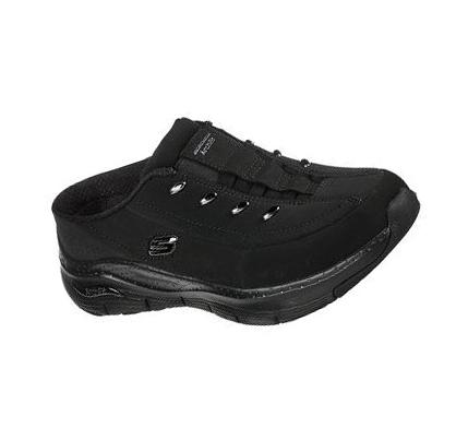 Zapatillas Sin Cordones Skechers Arch Fit - City View Mujer Negras | 3999G_AR