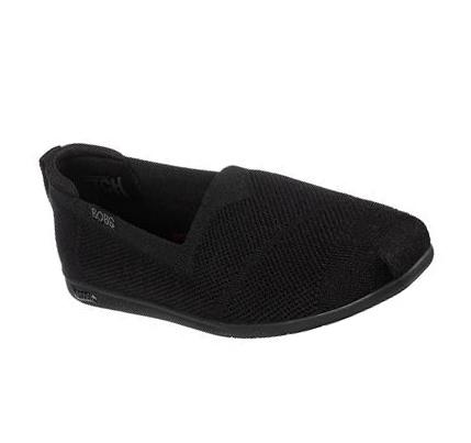 Zapatillas Sin Cordones Skechers Arch Fit BOBS Plush Mujer Negras | 515AL_AR