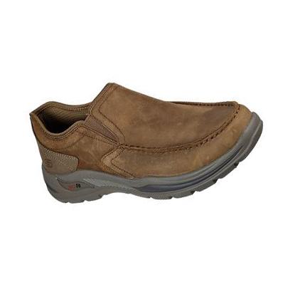 Zapatillas Sin Cordones Skechers Arch Fit - Hust Hombre Marrones | A032W_AR