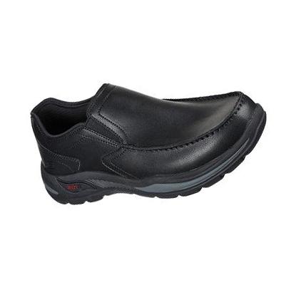 Zapatillas Sin Cordones Skechers Arch Fit - Hust Hombre Negras | A0A3B_AR