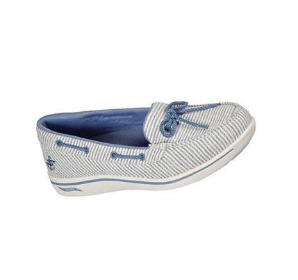 Zapatillas Sin Cordones Skechers Arch Fit Uplift - Coastal Breeze Mujer Azules Blancas | A163P_AR