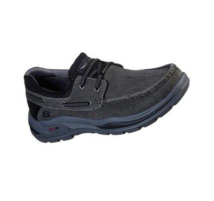 Zapatillas Sin Cordones Skechers Arch Fit Motley - Oven Hombre Negras | A182A_AR