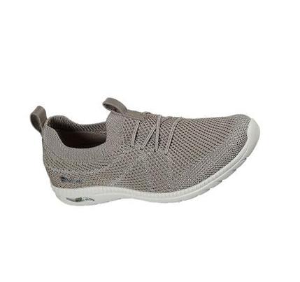 Zapatillas Sin Cordones Skechers Arch Fit Flex Mujer Gris Marrones | A1TAL_AR