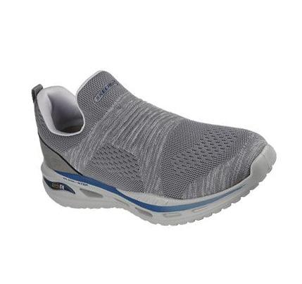 Zapatillas Sin Cordones Skechers Arch Fit Orvan - Denison Hombre Gris | I85T3_AR