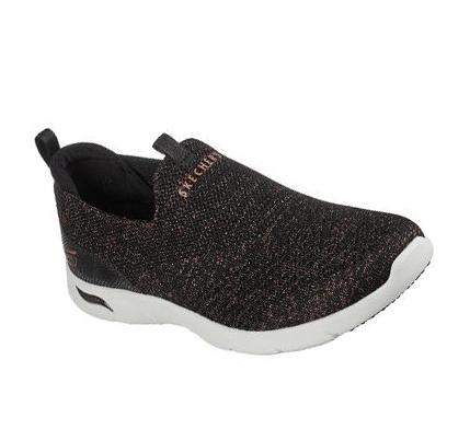 Zapatillas Sin Cordones Skechers Arch Fit Refine - Showcase Mujer Negras | T199D_AR