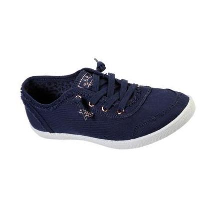 Zapatillas Sin Cordones Skechers BOBS B Cute Mujer Azul Marino | 612AL_AR