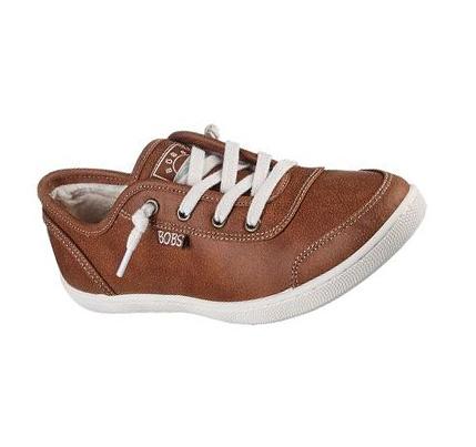 Zapatillas Sin Cordones Skechers BOBS B Cute - Cozy Kick Mujer Marrones | A62AA_AR