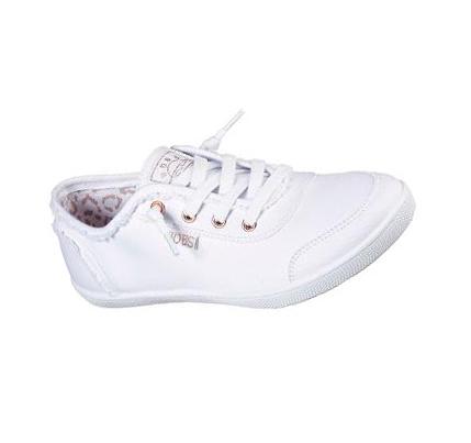 Zapatillas Sin Cordones Skechers BOBS B Cute Mujer Blancas | A82AC_AR