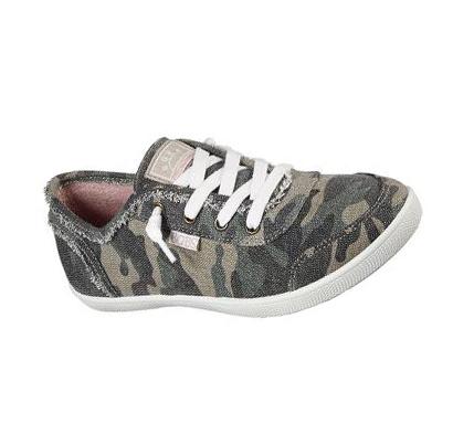 Zapatillas Sin Cordones Skechers BOBS B Cute - Troop Cutie Mujer Camuflaje | AT2AR_AR