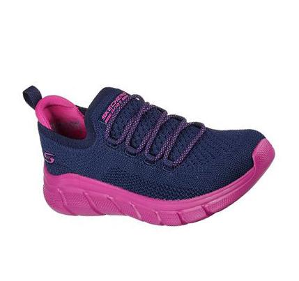 Zapatillas Sin Cordones Skechers BOBS Deporte B Flex - Step And Go Mujer Azul Marino | I198K_AR