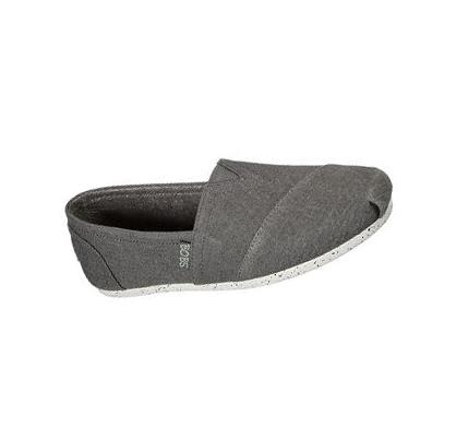 Zapatillas Sin Cordones Skechers BOBS Plush - Nature's Kiss Mujer Gris | 30TAL_AR