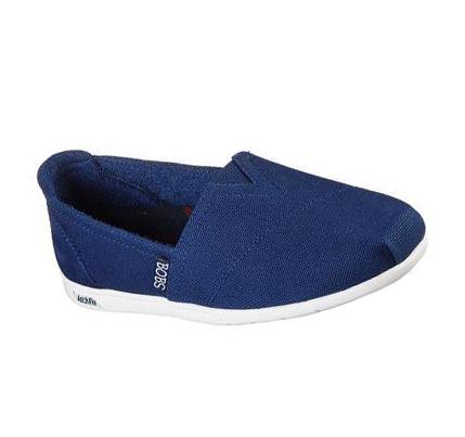 Zapatillas Sin Cordones Skechers BOBS Plush Arch Fit - For3ver Luv Mujer Azul Marino | 51T90_AR