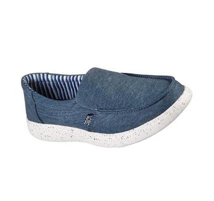 Zapatillas Sin Cordones Skechers BOBS Skipper - Seaside Star Mujer Azul Marino | 3299D_AR