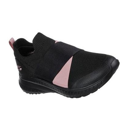 Zapatillas Sin Cordones Skechers BOBS Squad Chaos - Cross Roadz Mujer Negras | IAA85_AR