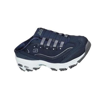 Zapatillas Sin Cordones Skechers D'lites - Resilient Mujer Azul Marino Blancas | I213D_AR