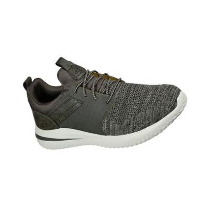 Zapatillas Sin Cordones Skechers Delson 3.0 - Cicada Hombre Verde Oliva | T339A_AR