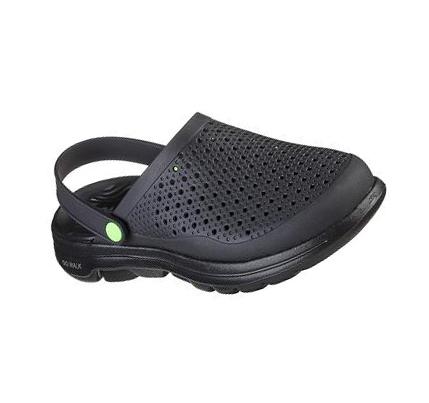 Zapatillas Sin Cordones Skechers Foamies: GO WALK 5 - Past Time Hombre Negras | 385TX_AR