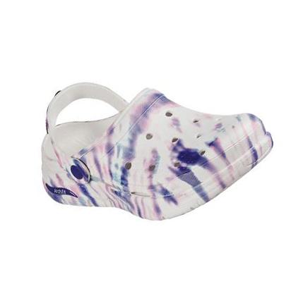 Zapatillas Sin Cordones Skechers Foamies: Arch Fit - Hippie Mania Mujer Blancas Moradas | 56298_AR