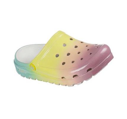 Zapatillas Sin Cordones Skechers Foamies: Arch Fit Footsteps - Color Dreams Mujer Amarillo Multicolor | 5A29G_AR