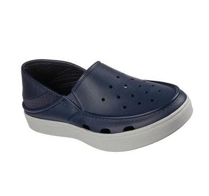 Zapatillas Sin Cordones Skechers Foamies: Vista - Crossroads Hombre Azul Marino | A032K_AR