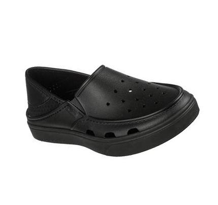 Zapatillas Sin Cordones Skechers Foamies: Vista - Crossroads Hombre Negras | A0680_AR