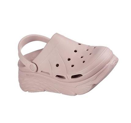 Zapatillas Sin Cordones Skechers Foamies: Max Cushioning - High Tide Mujer Rosas | I021A_AR