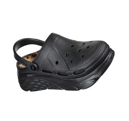 Zapatillas Sin Cordones Skechers Foamies: Max Cushioning Forro - Tiger Eye Mujer Negras | I0A6L_AR