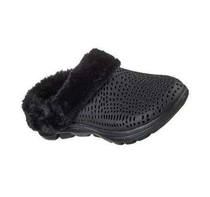 Zapatillas Sin Cordones Skechers Foamies: GO WALK 5 - Cozy Embrace Mujer Negras | I1T10_AR