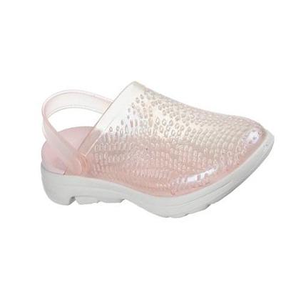 Zapatillas Sin Cordones Skechers Foamies: GO WALK 5 - Glowing Star Mujer Rosas Claro | I621X_AR