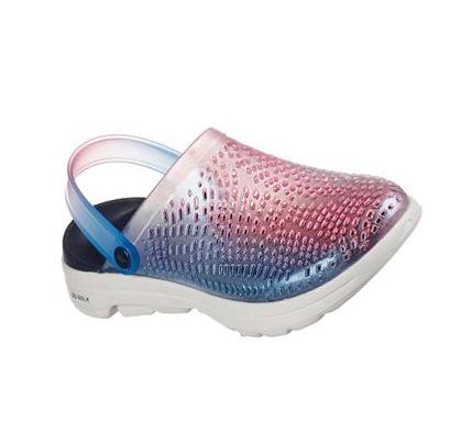 Zapatillas Sin Cordones Skechers Foamies: GO WALK 5 - Glowing Star Mujer Azul Marino Multicolor | I6A6L_AR