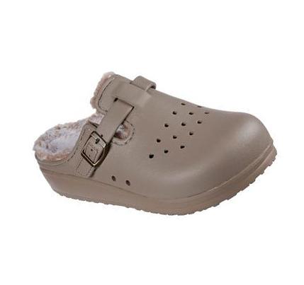 Zapatillas Sin Cordones Skechers Foamies: Cali Breeze 2.0 Forro - Cozy Chic Mujer Gris Marrones | I9T1G_AR