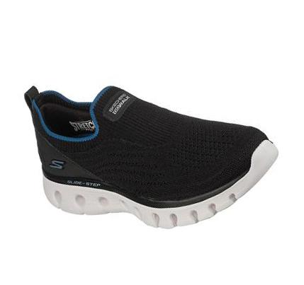 Zapatillas Sin Cordones Skechers GO WALK Glide-Step Flex - Dazzling Joy Mujer Negras Azules | 50A90_AR