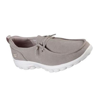 Zapatillas Sin Cordones Skechers GO WALK 2 - Cool Vision Mujer Gris Marrones | A538L_AR