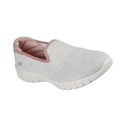 Zapatillas Sin Cordones Skechers GO WALK Smart 2 - Light Glimmer Mujer Blancas Rosas | I888C_AR