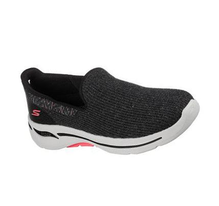 Zapatillas Sin Cordones Skechers GO WALK Arch Fit - Our Earth Mujer Negras Rosas | T25AA_AR