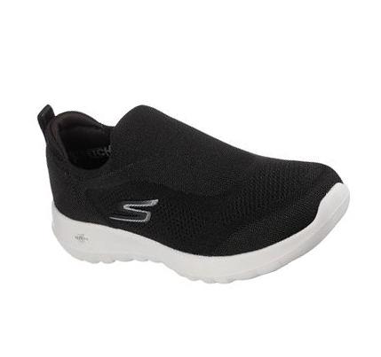 Zapatillas Sin Cordones Skechers GOwalk Joy - True Idea Mujer Negras Blancas | 58638_AR