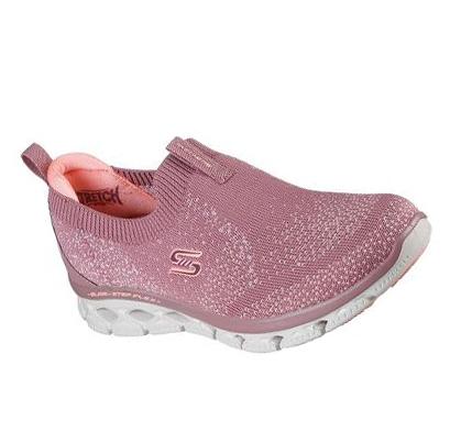 Zapatillas Sin Cordones Skechers Glide-Step Flex Mujer Moradas | A82AL_AR