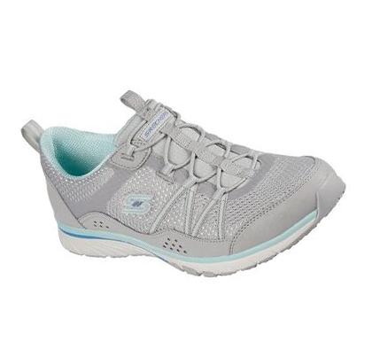 Zapatillas Sin Cordones Skechers Gratis Deporte Mujer Gris | I938L_AR