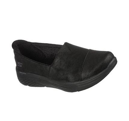 Zapatillas Sin Cordones Skechers Max Cushioning Lite - Cozy Up Mujer Negras | 6188A_AR