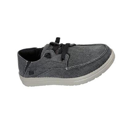 Zapatillas Sin Cordones Skechers Melson - Volgo Niño Negras | TTT8W_AR