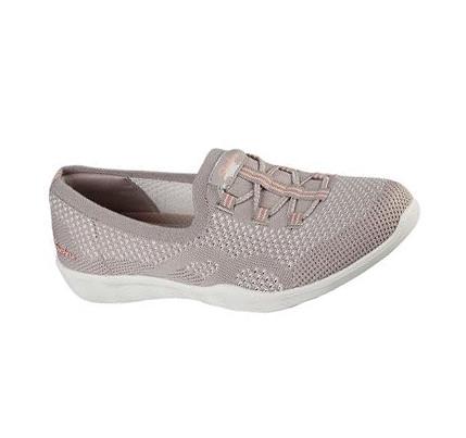 Zapatillas Sin Cordones Skechers Newbury St - Be Adventurous Mujer Gris Marrones | A238K_AR