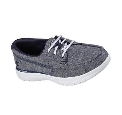 Zapatillas Sin Cordones Skechers On the GO Flex - Ashore Mujer Azul Marino | 5ATAL_AR