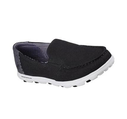 Zapatillas Sin Cordones Skechers On-the-GO 2.0 - Cape Cod Mujer Negras Blancas | 6238A_AR