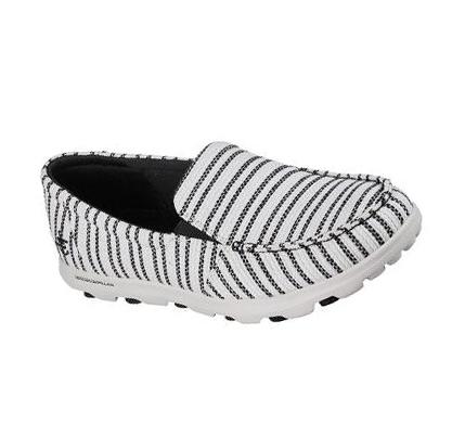 Zapatillas Sin Cordones Skechers On-the-GO 2.0 - Paloma Mujer Negras Blancas | 6338R_AR