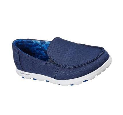 Zapatillas Sin Cordones Skechers On-the-GO 2.0 - Catalina Mujer Azul Marino Blancas | A363D_AR