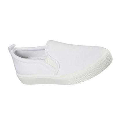 Zapatillas Sin Cordones Skechers Poppy - Everyday Daisy Mujer Blancas | AT29D_AR