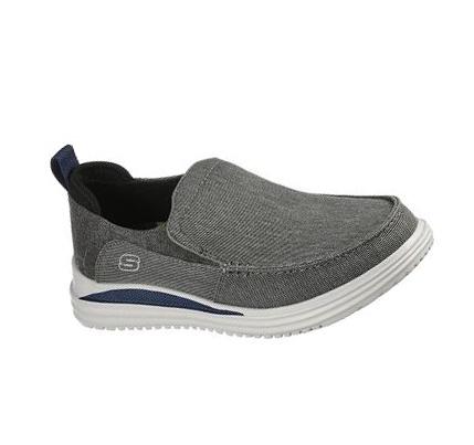 Zapatillas Sin Cordones Skechers Proven - Evers Hombre Gris | T000L_AR