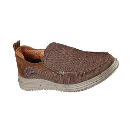 Zapatillas Sin Cordones Skechers Proven - Renco Hombre Marrones | T0250_AR